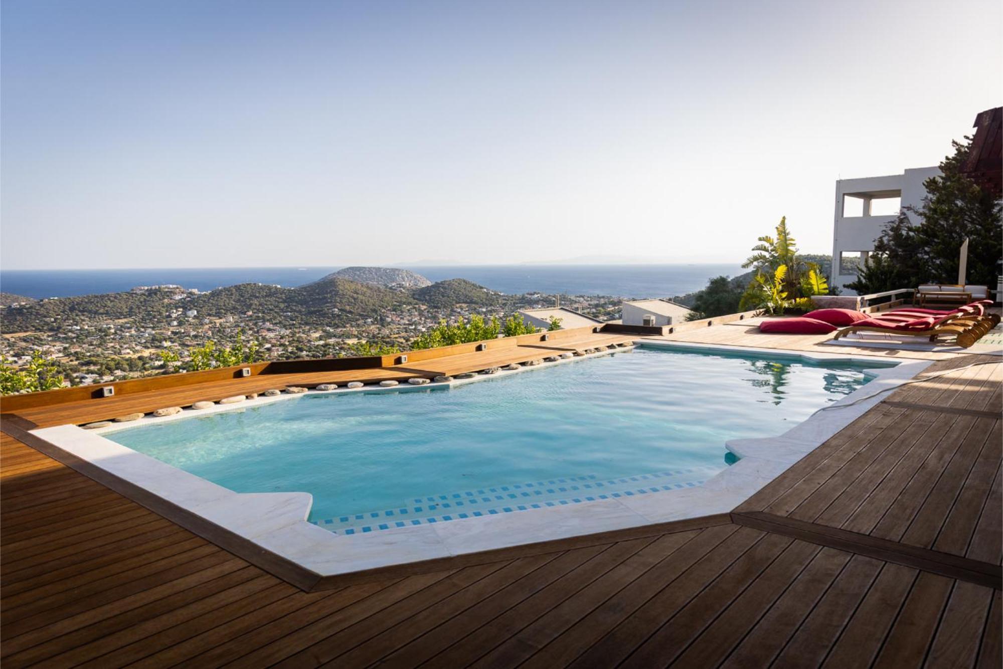 Villa Takeoff Saronida อานาวีซอส ภายนอก รูปภาพ